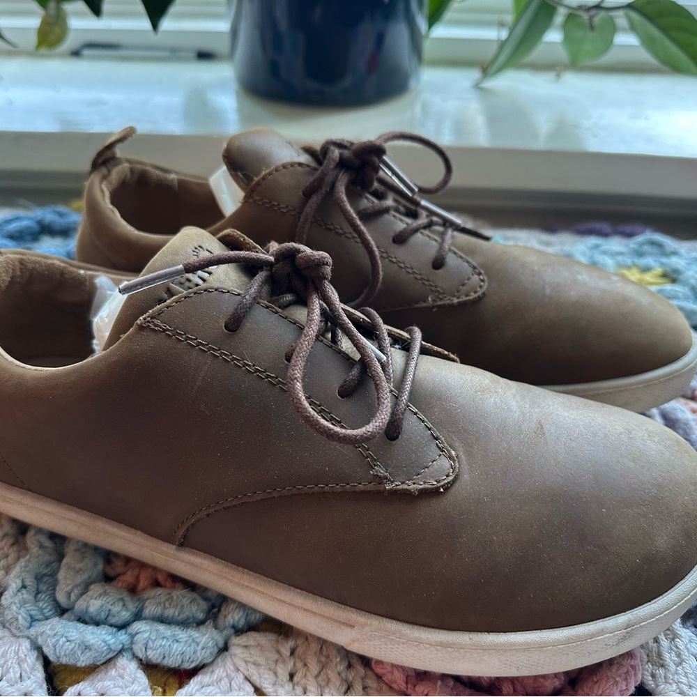 Xero shoes Glenn Brown Leather Men's Sneakers size 9.5 men - used once